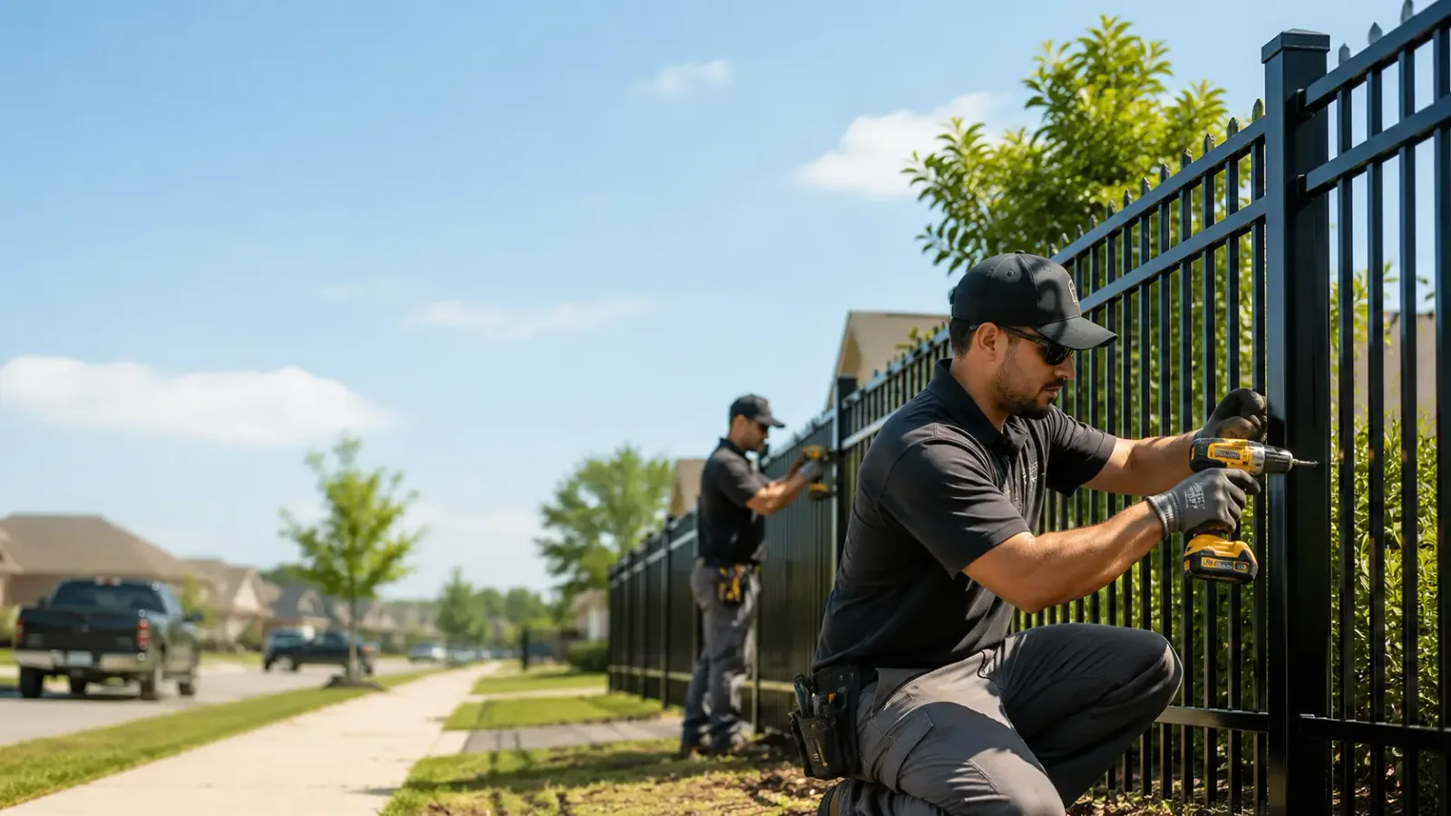 Metal Fence Installation in Oak Ridge, PA